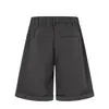 Yidao Vintage 2026 Verano Nueva Marca de Moda Color Sólido Traje de Pantalón Corto con Drapeado para Hombre, Ajuste Holgado Versátil Casual Pantalones de Cinco Puntos