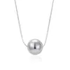 Colar de Contas de Aço Inoxidável Tendência com Suprimento Direto Transfronteiriço para Mulheres Estilo de Luxo Acessível Corrente Cobra Redonda 18K Banhado a Ouro Real Joias 18K