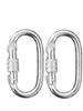 Anel de conexão de fivela de engate rápido em liga de alumínio de cor sólida, formato U, formato de pista de corrida, formato de pera, alumínio 7075, trava automática, fivela de escalada, fabricantes, atacado
