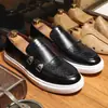 Bestseller de Amazon: Zapatos de Vestir Casuales de Estilo Británico para Hombre Talla Grande, Modernos, sin Cordones, de Negocios 2508