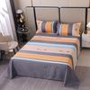 Sábana de una pieza engrosada de sarga, sábanas lijadas, dormitorio de estudiante, cama individual, funda nórdica doble sencilla de estilo nórdico para las cuatro estaciones