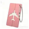Etiqueta creativa de aleación de aluminio para equipaje, etiqueta metálica de embarque, etiqueta para equipaje de viaje al aire libre, regalo para bolsa, transfronterizo
