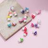Colgante de Resina Simulación 8 Colores Transfronterizo 6 Puntos Hongo Pequeño Accesorios DIY para Aretes Pulsera Llavero Colgante