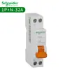 Interruptor automático Schneider serie E9 interruptor automático miniatura pequeño doméstico abierto al aire con protección contra fugas protección contra sobretensión y subtensión