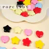 Flores de Acrílico Corazón Estrella Color DIY Pulsera de Cuentas Hecha a Mano Collar Pendientes Accesorios de Joyería Material Cuentas Sueltas