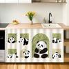 Cortina Cubierta para Gabinete de Gato de Dibujos Animados con Velcro Mágico, Cortina Cubre Gabinete, Cortina para Gabinete de Cocina Estilo Japonés
