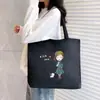 Bolsa de Lona Bolso para Estudiante Universitaria Bolso de Mano para Clase Gran Capacidad Bolsa de Compras Bolso Tote Versátil Venta al por Mayor Cabello
