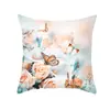 Funda de Almohada para Sofá Serie Mariposa Colorida Nórdica Ultra Suave Estampada Funda de Cojín de Oficina Decoración del Hogar Transfronteriza