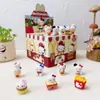 Nueva y linda caja sorpresa de figuras de dibujos animados Sanrio, muñeca adorable para niñas, decoración de escritorio, modelo de figura de juguete de moda