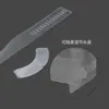 Cuello de Camisa Ajustable Tira Transparente Pie de Soporte para Cuello de Camisa Antiarrugas Tira de Plástico Antideformación Accesorios para Empaquetado de Ropa