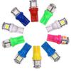 Bombilla para coche T10 5050 5smd 5W5, luz intermitente ancha, luz de matrícula, luz de dirección para motocicleta, LED de 12 V, luz para coche, 3 núcleos