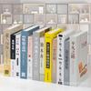 Simulación de libro falso simple y artístico moderno, decoración de libros para oficina de ventas, decoración creativa de libros falsos