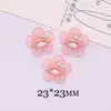 Flores de Dibujos Animados Sanrio Accesorios de Resina Pegamento de Crema Funda para Teléfono Móvil DIY Pasador Hecho a Mano Paquete de Materiales para Taza de Agua