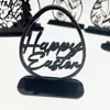 Explosiones Transfronterizas Conejito de Pascua Huevo 3D Acrílico Tridimensional Escritorio Mesa Decoración Festiva Adorno Hueco Mesa