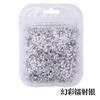 Lentejuelas de estrella cruzada de 4 mm para cuatro esquinas, para decoración de uñas, maquillaje de ojos, purpurina, bricolaje, arenas movedizas.