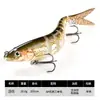 Ranger Multi-Seção Peixe Bionic Loach Isca Artificial Longo Alcance Afundamento Lento 10cm10g Artificial 9 Seções Peixe Isca Dura Isca Luya