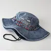 Nuevo Sombrero de Pescador de Mezclilla Retro de Primavera para Hombres y Mujeres, Sombrero de Sol de Montañismo para Exteriores, Senderismo y Camping, Moderno y Versátil