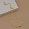 Aliexpress Cross-Border 2025 Moda Nicho Aço Inoxidável Vazado Borboleta Tornozeleira Versátil Joia para Pé para Mulheres Atacado