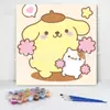 Pintura al Óleo Digital Niños Bricolaje Pintado a Mano Dibujos Animados Relleno de Color Pigmento Pintura Decorativa Pintada a Mano Fabricante Venta al por Mayor