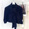 Chal de Aire Acondicionado de Alta Calidad Primavera/Verano 2026 para Mujer, Protector de Cuello Versátil en Forma de T de Color Sólido, Bufanda de Punto para Exteriores