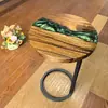 Mesa Grande de Madera Maciza de Nogal Sudamericano con Río de Resina Mesa de Comedor