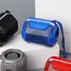 Producto Original de Comercio Exterior A005 Altavoz Bluetooth Emisor de Luz LED, Mini Altavoz Inalámbrico Portátil para Coche Montado en Exteriores, Estéreo Portátil