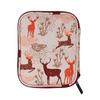 Amazon Herramienta de Ganchillo Bolsa de Cosméticos Tejido Impreso Set de Agujas para Suéter de Ganchillo DIY Bolsa de Ganchillo Floral