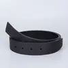 Cinto Semi-Acabado Resistente ao Desgaste com Fivela de Pino, Couro Granulado de Camada Superior 3,4 mm, Tira de Silicone Perfurada, Fornecimento Direto da Fábrica de Origem