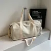 Bolsa de Viaje Ligera de Gran Capacidad Resistente al Desgaste a Prueba de Salpicaduras para Mujeres Separación Seco-Húmedo Deportes Natación Fitness Almacenamiento Bolso de Mano