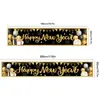 Fornecimento Transfronteiriço 2026 Ano Novo Feliz Ano Novo Feriado Banner Pano de Fundo Design de Decoração de Festa