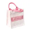 Bolsa Tote de Lona Laminada Personalizada Sacola Especial de Exportação para Presente Unidade de Ensino e Treinamento Universitário Bolsa de Publicidade para Empresa