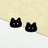 Botões de Resina de Gato de Desenho Animado Gatinho Fofo Botões de Dois Olhos Criativos DIY Roupas de Bebê Chapéu Meias Acessórios Botões de Roupa
