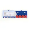 Hao Tian Yonggu Material Magnético Almacén de Tarjetas Etiqueta Placa de Identificación Estante Señal de Identificación Etiqueta de Papel Insertable Azul Rojo Blanco