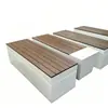 Banco de Piscina Combinado con Árbol de Forma Irregular de Fibra de Vidrio, Silla Creativa Blanca para Jardín Exterior y Paisajismo al Lado del Árbol para Oficina de Ventas, Venta al Por Mayor