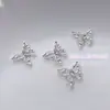 Joias para Nail Art de Borboleta Nova Cor Super Brilhante Diamante Olho de Cavalo Borboleta Oca Estereoscópica Acessórios de Decoração para Unhas de Liga