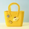 Monedero de silicona con forma de cueva cuadrada para niños, bolso cruzado para caminar, divertido y bonito bolso de silicona para cambio.