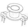 Transformador RM6 Esqueleto RM6 Esqueleto de Baquelite Esqueleto de Alta Frequência Slot Único Vertical 3+3 Pinos 601