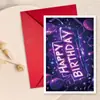 Nuevo Juego de Sobres para Tarjetas de Cumpleaños de Colores Neón de Tamaño Grande Estilo Amazon Ins Tarjeta de Cumpleaños