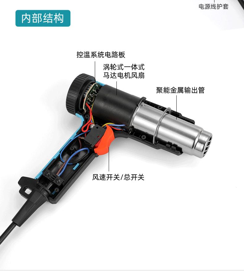 邦远工业轻型高温热风枪_17