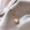 Colar de pérola com diamante microincrustado feminino 2023 novo design de nicho da moda corrente de clavícula de luxo leve de alta qualidade para o verão