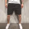 Shorts Casuais Tamanho Europeu Shorts Explosivos Masculinos Tamanho Grande Calças Fitness Masculinas Shorts de Corrida Cor Sólida Treinamento Esportivo
