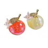 Accesorios para Colgantes DIY Colgante Pequeño Naranja Cadena Hecha a Mano para Teléfono Móvil Cadena de Bolso Pendientes Pulsera Materiales para Joyería