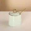 Jarra de Cerámica Nórdica para Condimentos Set Doméstico de Cocina para Condimentos Tarro de Sal para Condimentos Tarro de Azúcar