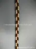 En stock al por mayor, cinta plana trenzada de múltiples hilos con hilo dorado de 6 mm de ancho, cordón decorativo hecho a mano para bolsas de regalo y neceseres, material de accesorio