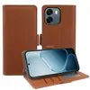 Adequado para OPPO A6/A6X/A38/A58, capa flip de couro com sensação de pele, porta-cartões, suporte e capa de telefone de negócios anti-queda