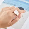 Anillo Abierto de Forma de Gota con Trazos de Alambre de Lujo Ligero, Anillo Personalizado de Perla de Agua Dulce de Gama Alta de Nicho, Anillo Ajustable para Dedo de Dieta