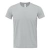 Camiseta de manga corta con cuello redondo, color liso, de seda helada de secado rápido, informal, para maratón al aire libre, con logotipo personalizado impreso, ropa de grupo