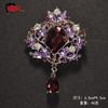 Broche Estilo Japonés para Mujer, Único y Lujoso, Pin de Alta Gama, Elegante Broche para Cuello de Traje de Suéter, Pin Fijador para Cuello en V