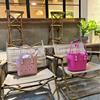 Nova Bolsa de Praia Estilo Coreano EVA Bolsa Lancheira Bolsa Pequena de Mão com Furo Menina Artesanal DIY Decorativa Pequena Bolsa