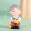Decoración de Pastel de Cumpleaños Estilo Chino para Abuelos, Deseándoles Salud y Longevidad, Topper de Cumpleaños Acrílico para Personas Mayores
